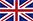 drapelul Regatului Unit ca icon pentru alegerea limbii engleze ca limba a informatiei tip text